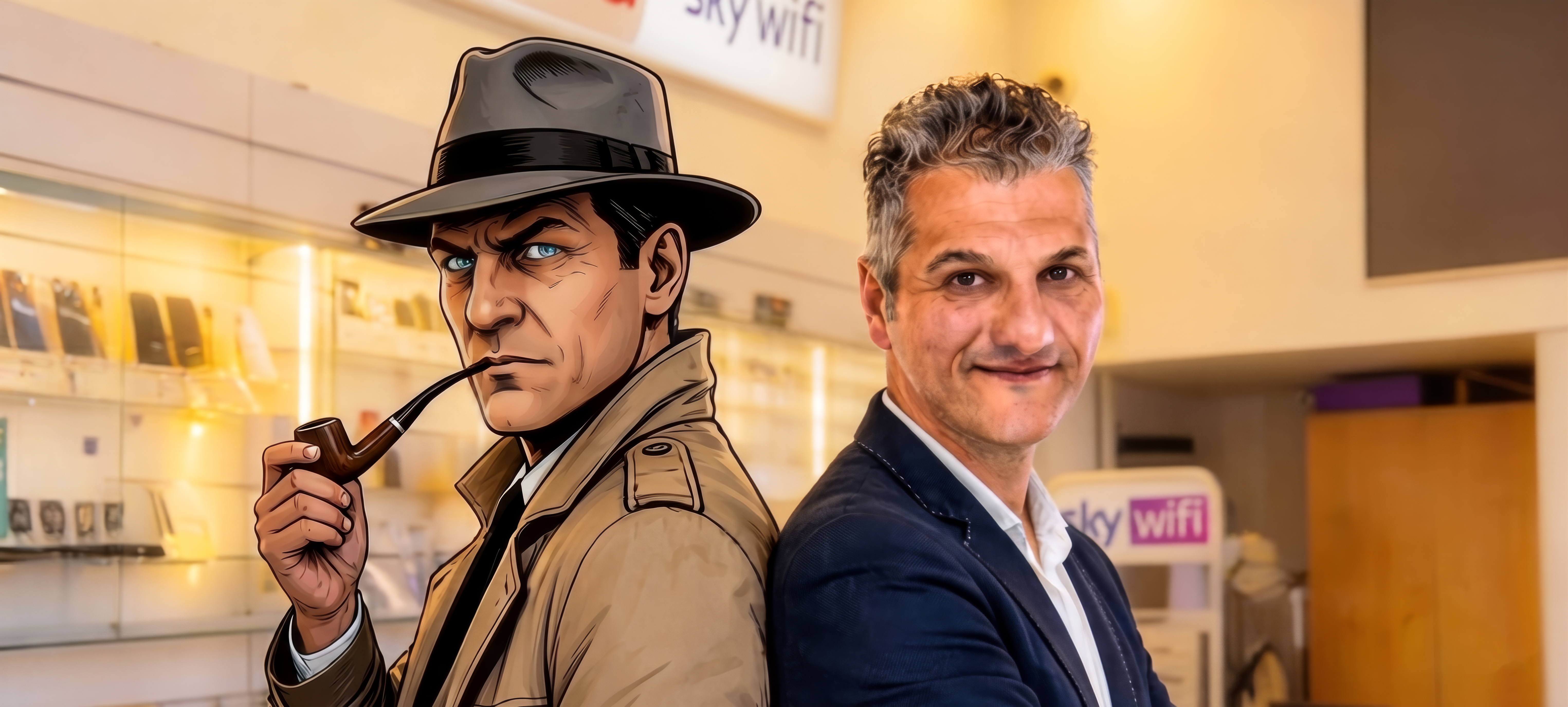 Orazio e Bill — il team di Telefonia Ciocca